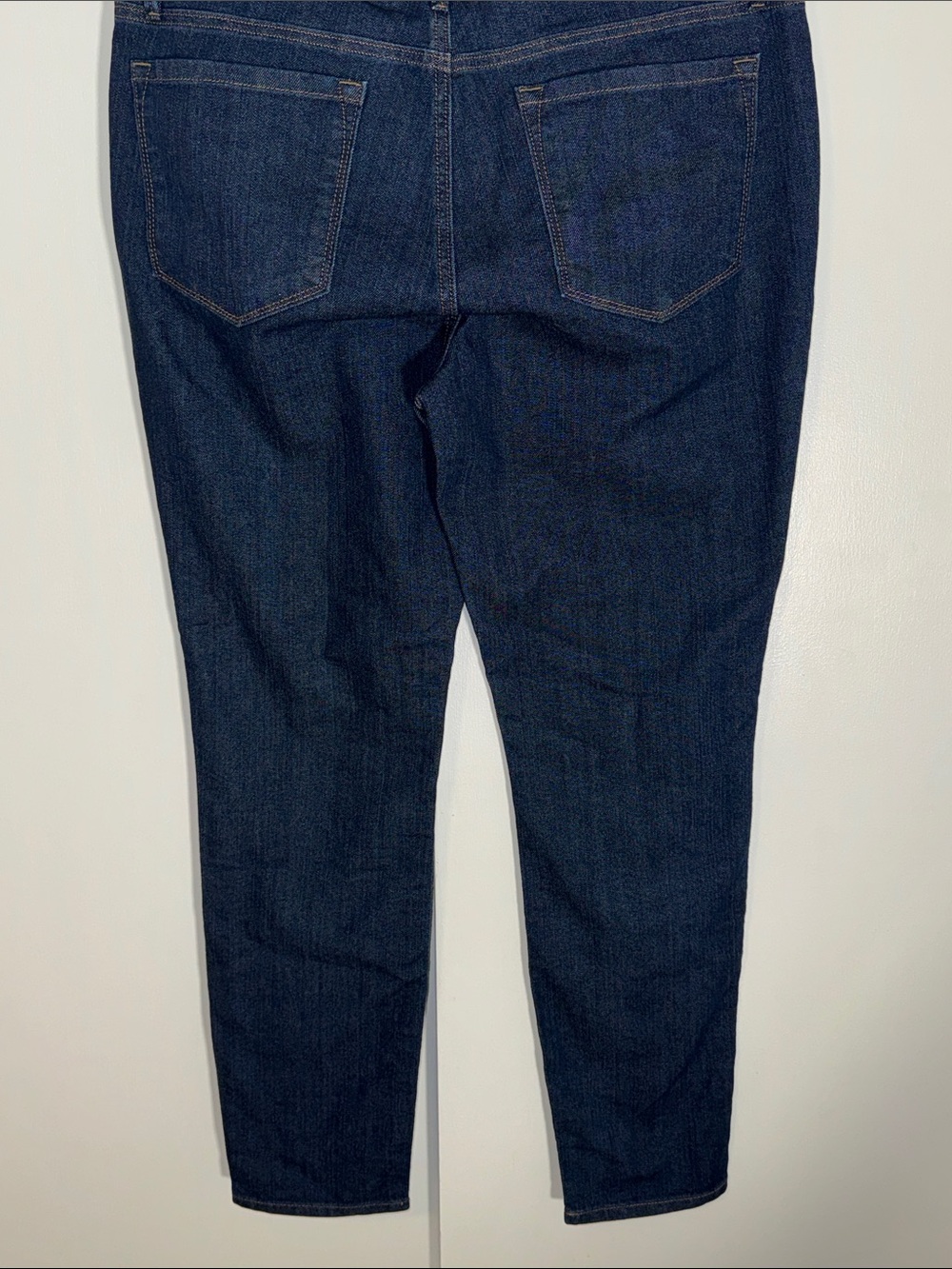 LOFT Curvy Skinny Jeans Stretch Denim Dark Wash Women’s 12 - Picture 6 of 8